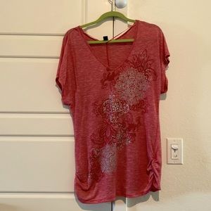 Red Style & Co Top